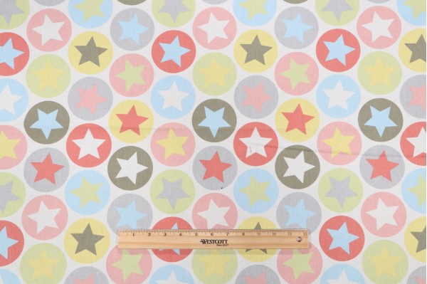 Click for 1 Yard Hanna Wendelbo Tindra Printed Cotton Drapery Fabric in Sorbet 1 Yard Hanna Wendelbo Tindra Printed Cotton Drapery Fabric in Sorbet