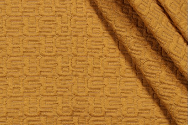 1 Yard Sonia Rykiel Rue Madam Matelasse Upholstery Fabric in Topaze