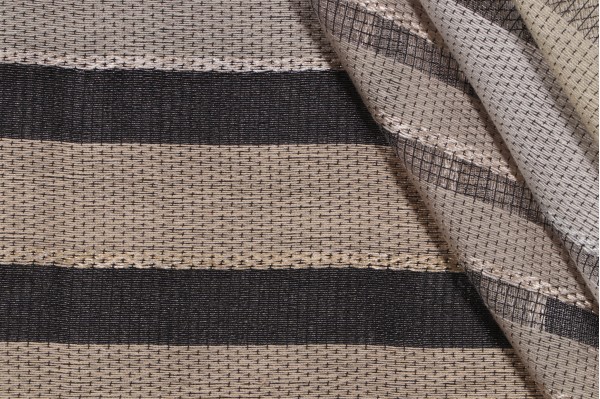 1 Yard Sonia Rykiel Rue Mazarine Sheer Drapery Fabric in Sable