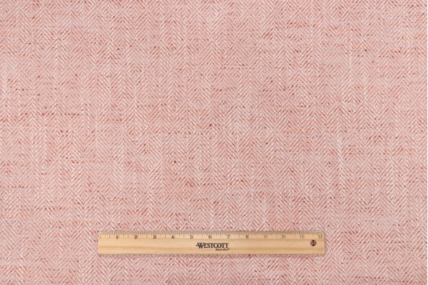 Ragner Woven Upholstery Fabric in Rust