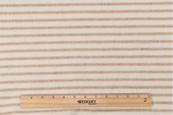Stripe Woven Upholster Fabric in Sand