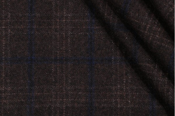 Click for 2.5 Yards Plaid Wool Blend Decorator Fabric in Bluestone Plaid Wool Blend Decorator Fabric in Bluestone