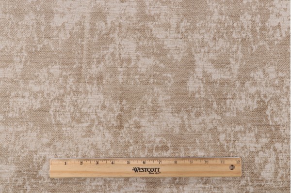 Isha Woven Chenille Upholstery Fabric in Linen