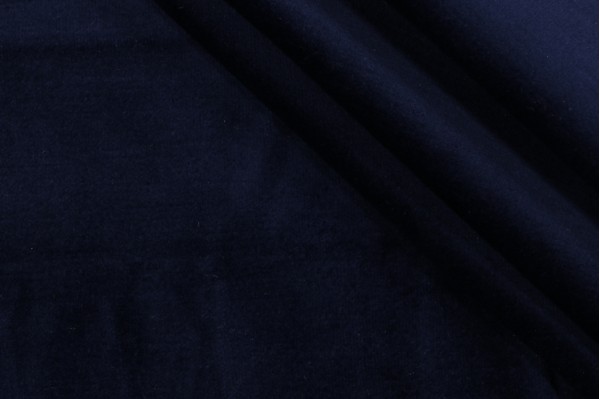 Velvet Upholstery Fabric in Midnight