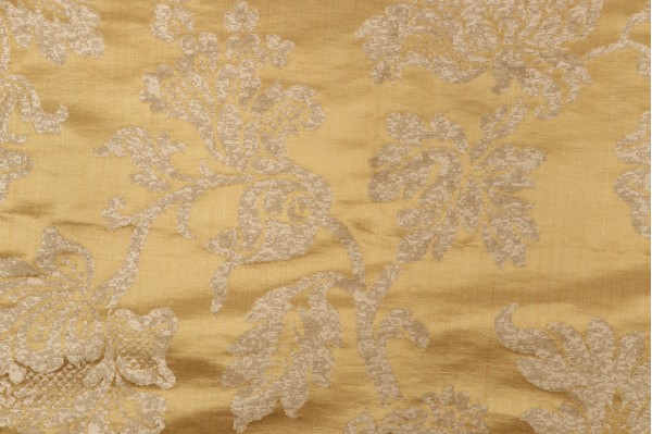 Scalamandre Damask Decorator Fabric in Gold