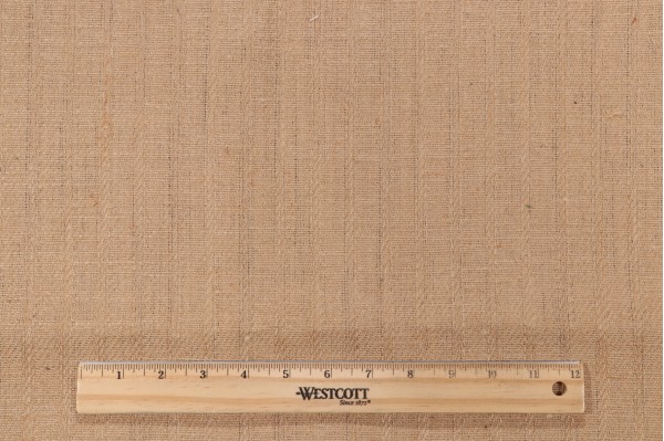 Scalamandre Striped Hessian Semi-Sheer Burlap Drapery Fabric in Natural