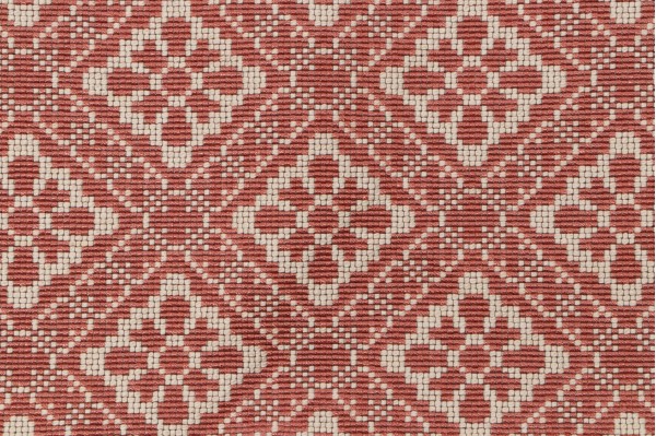 Scalamandre Bucks County Woven Upholstery Fabric in Rose