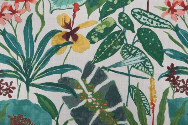 Mill Creek 104 Degrees-Granda Printed Polyester Drapery Fabric in Tropical