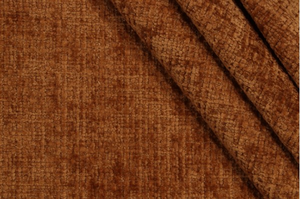 Crypton Lincoln High Performance Woven Chenille Upholstery Fabric in Tobacco