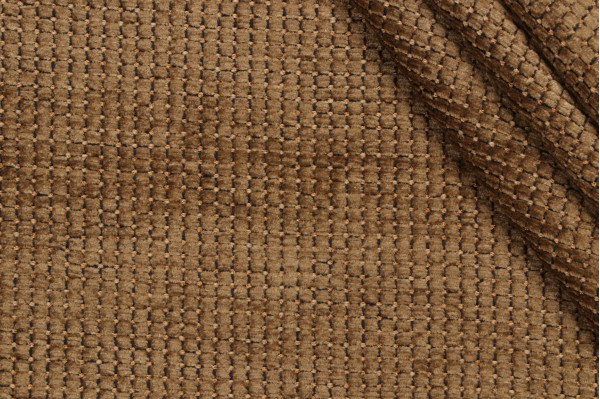 Scalamandre Cubic Woven Chenille Upholstery Fabric in Burnish/Antique