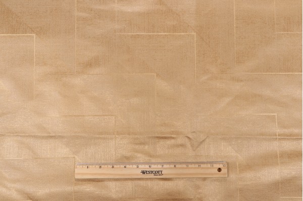 Grey Watkins The Right Angle Woven Decorator Fabric in Gold