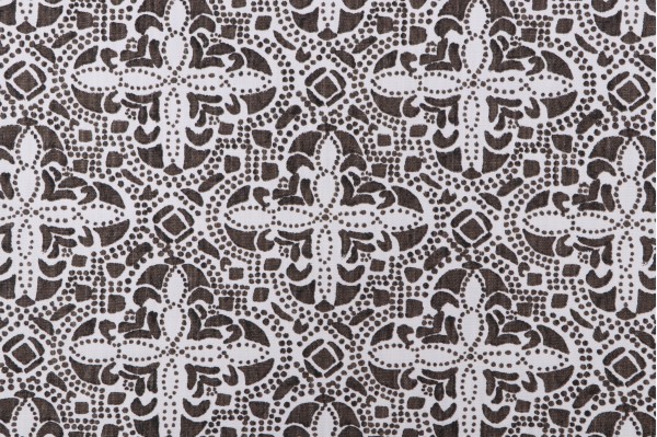 Lacefield Sandoval Printed Cotton Blend Drapery Fabric in Java