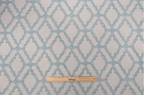 Click for Lacefield Kia Printed Cotton Blend Drapery Fabric in Capri  Lacefield Kia Printed Cotton Blend Drapery Fabric in Capri
