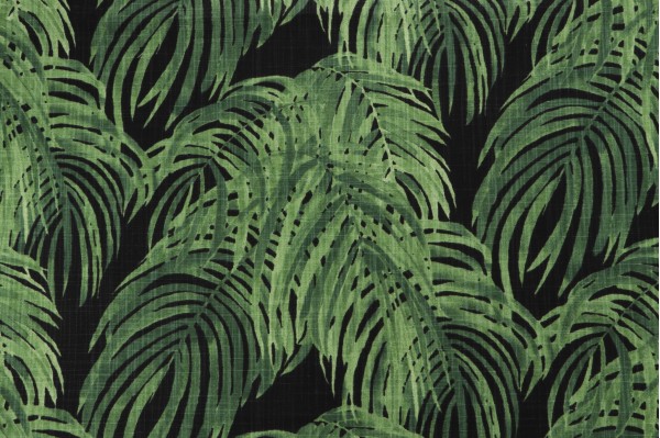 Lacefield Villa Printed Cotton Drapery Fabric in Cayman