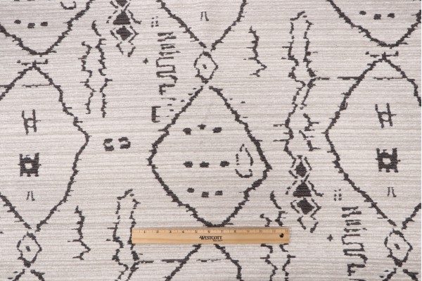 Click for 1.88 Yards Zara Woven Chenille Upholstery Fabric in Charcoal Zara Woven Chenille Upholstery Fabric in Charcoal