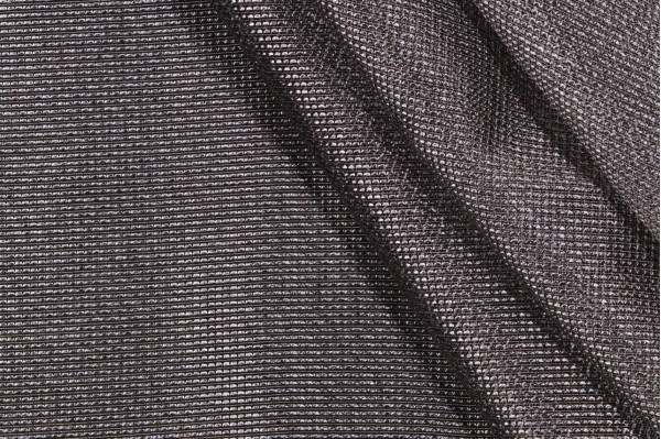 Fonthill Iridium Sheer Drapery Fabric in Pewter