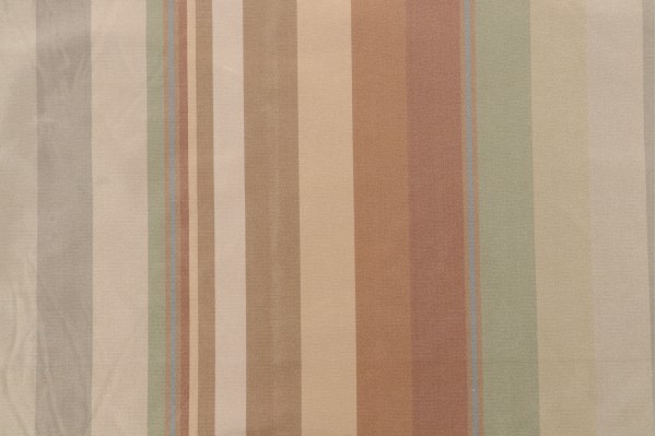 Scalamandre Jacqueline Stripe Silk Decorator Fabric in Green/Gold/Bronze
