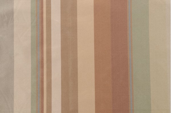 Scalamandre Jacqueline Stripe Silk Decorator Fabric in Green/Gold/Bronze