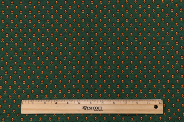 Click for 4.88 Yards Scalamandre Marignan Printed Cotton Drapery Fabric in Green Scalamandre Marignan Printed Cotton Drapery Fabric in Green