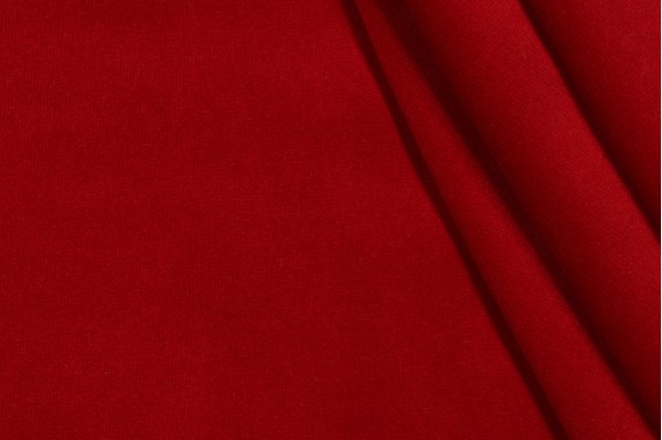 Scalamandre Velours Mat Velvet Upholstery Fabric in Geranium