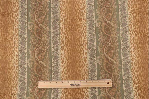 Fonthill Tanzania Tapestry Upholstery Fabric in Emerald