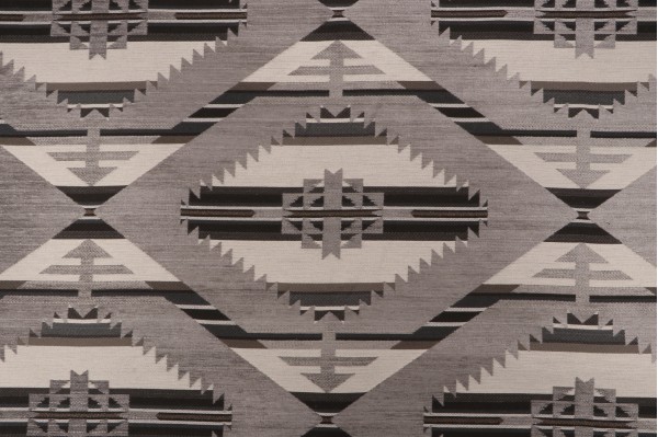 Crypton Taos High Performance Chenille Tapestry Upholstery Fabric in Stone