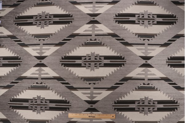 Crypton Taos High Performance Chenille Tapestry Upholstery Fabric in Stone