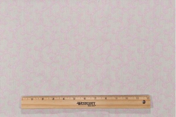 Charlotte Moss Beryl Printed Drapery Fabric in Rose for Fabricut