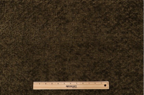 Leon Woven Chenille Upholstery Fabric in Dark Olive