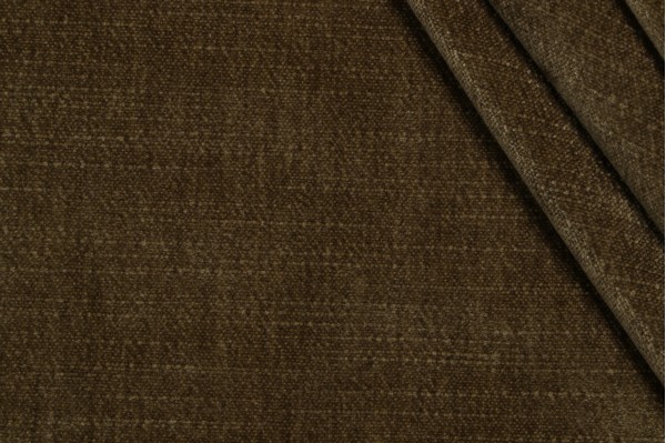 Woven Chenille Upholstery Fabric in Olive