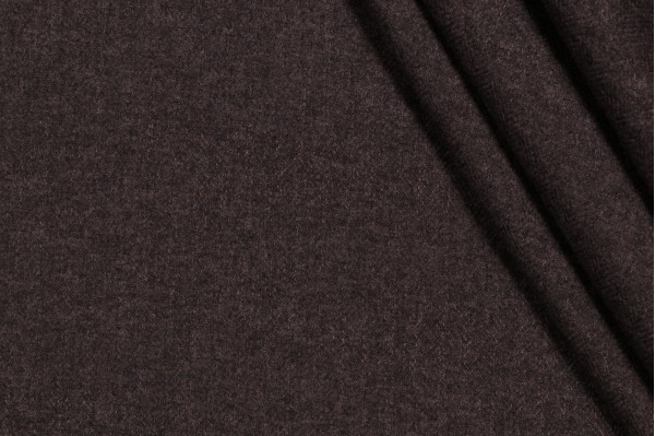 Herringbone Woven Decorator Fabric in Granite