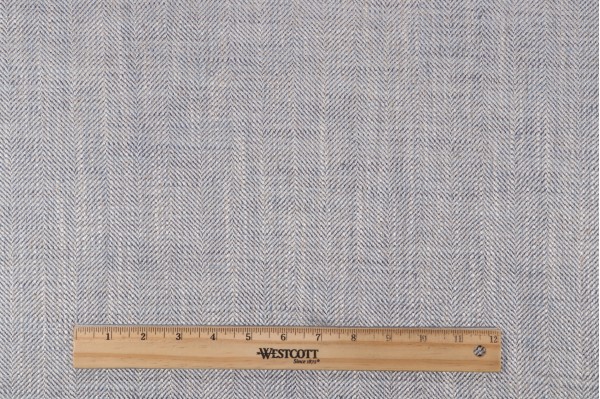 Benet Woven Upholstery Fabric in Cadet