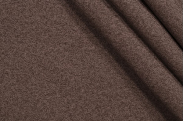 Velveteen Felt-Backed Upholstery Fabric in Taupe