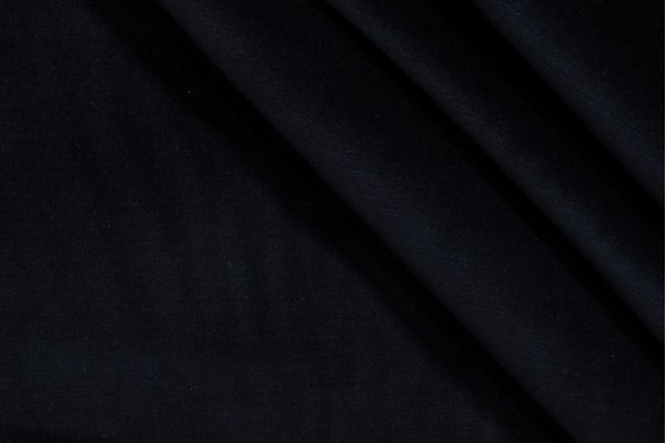 Velvet Upholstery Fabric in Midnight Blue