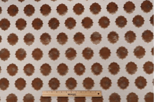 Click for 3.25 Yards Amelia Velvet Upholstery Fabric in Cafe Amelia Velvet Upholstery Fabric in Cafe