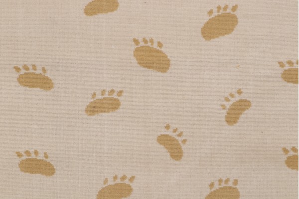 Scalamandre Bigfoot Grospoint Velvet Upholstery Fabric in Cream/Beige