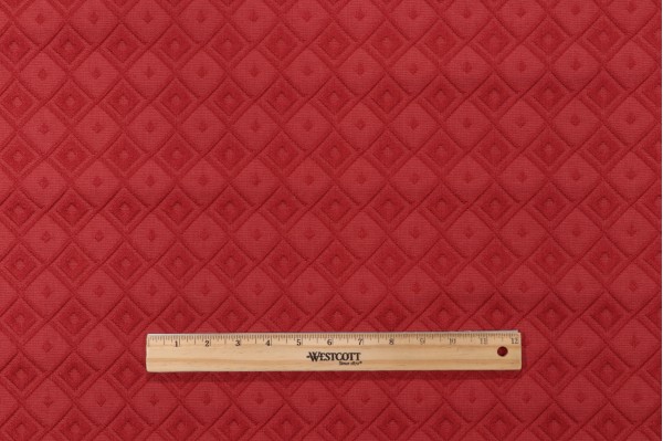 Scalamandre Harrison House Matelasse Upholstery Fabric in Coral