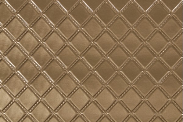 Scalamandre Embossed Vinyl Upholstery Fabric in Antique Coin