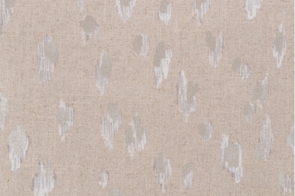 Lacefield Asher Printed Linen Blend Drapery Fabric in Chalk 