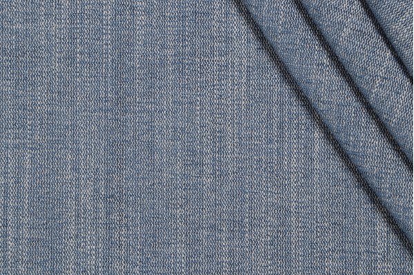 Crypton Castle High Performance Woven Chenille Upholstery Fabric in Denim