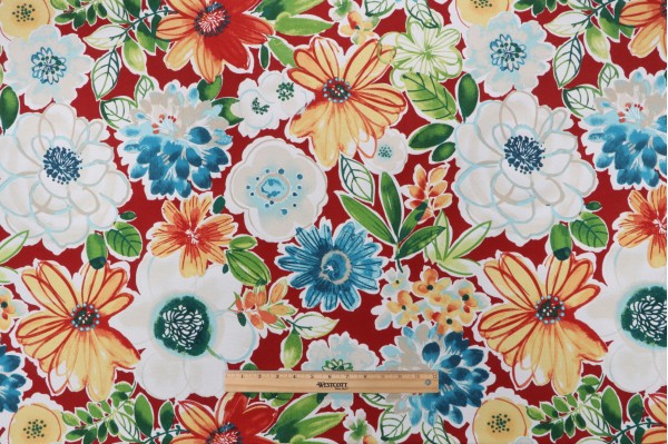 Bryant Fabrics Tamani Printed Polyester Outdoor Fabric in Calypso