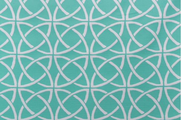 Bryant Fabrics Catamaran Printed Polyester Outdoor Fabric in Aqua