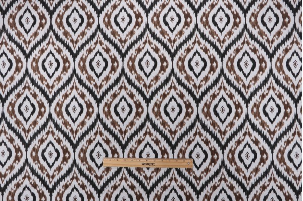 Bryant Fabrics Taj Printed Polyester Outdoor Fabric in Metal