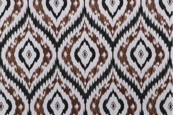 Bryant Fabrics Taj Printed Polyester Outdoor Fabric in Metal