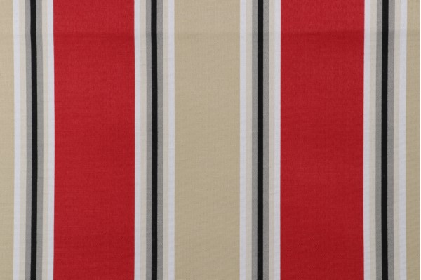 Bryant Fabrics Belcourt Stripe Printed Polyester Outdoor Fabric in Bistro