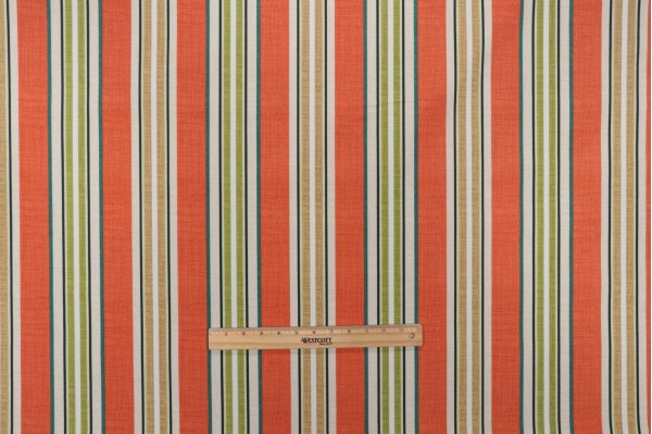 Click for 1 Yards Bryant Fabrics Baja Linen Stripe Printed Polyester Outdoor Fabric in Coral Bryant Fabrics Baja Linen Stripe Printed Polyester Outdoor Fabric in Coral