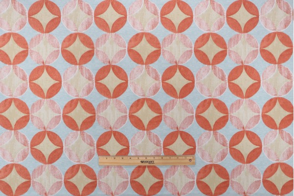 Bryant Fabrics Jupiter Multi Printed Polyester Outdoor Fabric in Bermuda