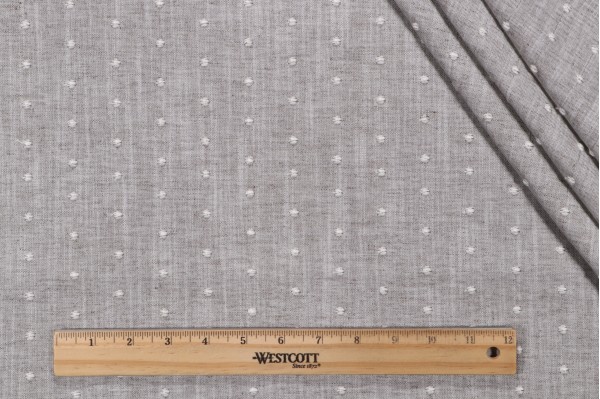 Click for 2.25 Yards P Kaufmann Swiss Dot Embroidered Drapery Fabric P Kaufmann Swiss Dot Embroidered Drapery Fabric