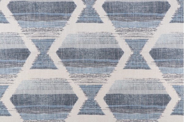 Click for 1.38 Yards Harper Home Zara Printed Drapery Fabric in Ocean Harper Home Zara Printed Drapery Fabric in Ocean