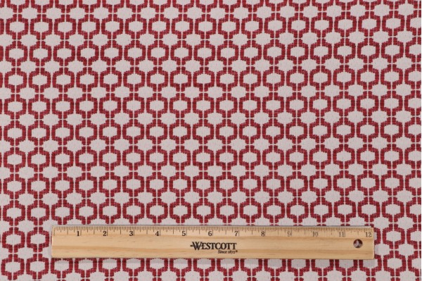 Click for 1.75 Yards Valdese Weavers Alaia Woven Outdoor Fabric in Crimson Valdese Weavers Alaia Woven Outdoor Fabric in Crimson